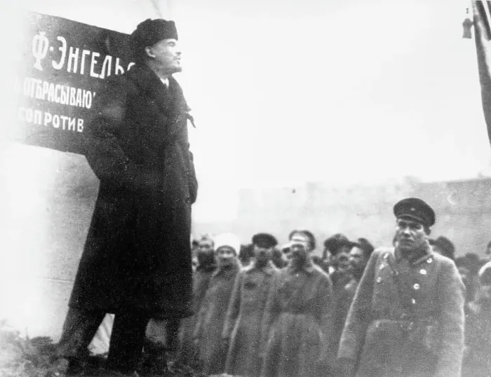 Framed Print : Lenin Addressing Crowd From Platform Framed Print : Lenin Addressing Crowd From Platform
