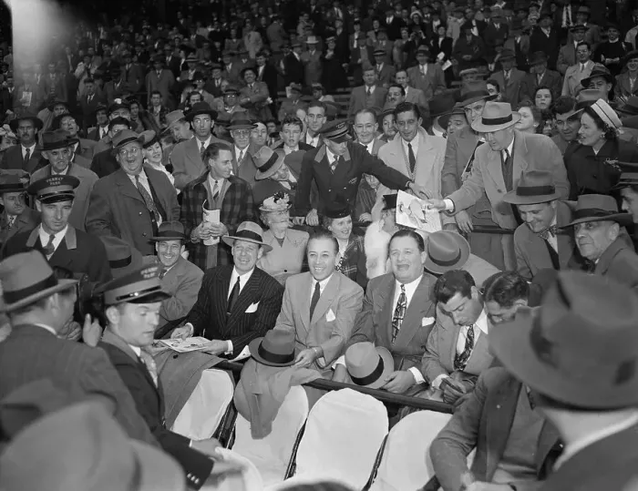 Framed Print : Leo Durocher, Joe DiMaggio and Others Framed Print : Leo Durocher, Joe DiMaggio and Others