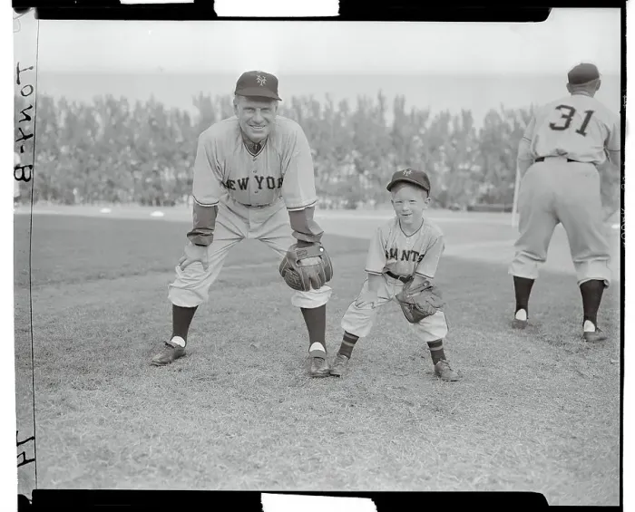 Framed Print : Leo Durocher and His Son Framed Print : Leo Durocher and His Son