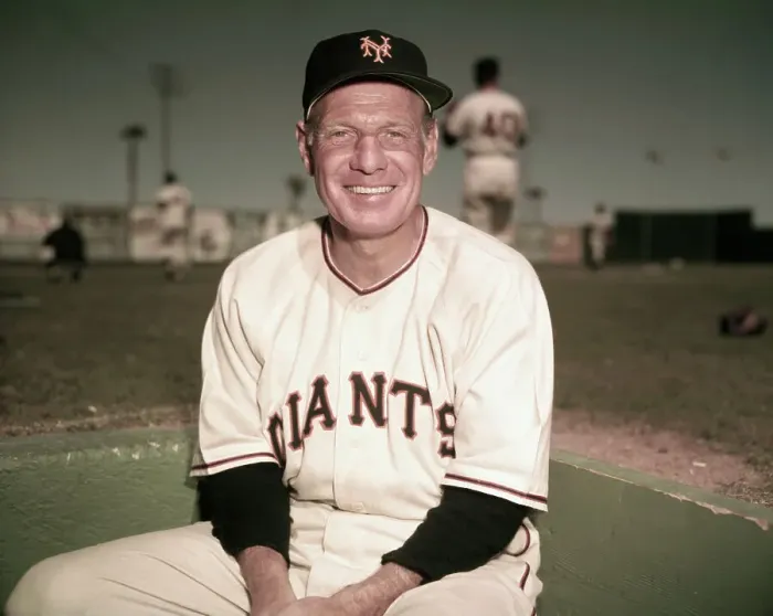 Framed Print : Leo Durocher Wearing Baseball Uniform