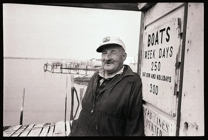 Framed Print : Leon Goslin Smiling on Pier Framed Print : Leon Goslin Smiling on Pier