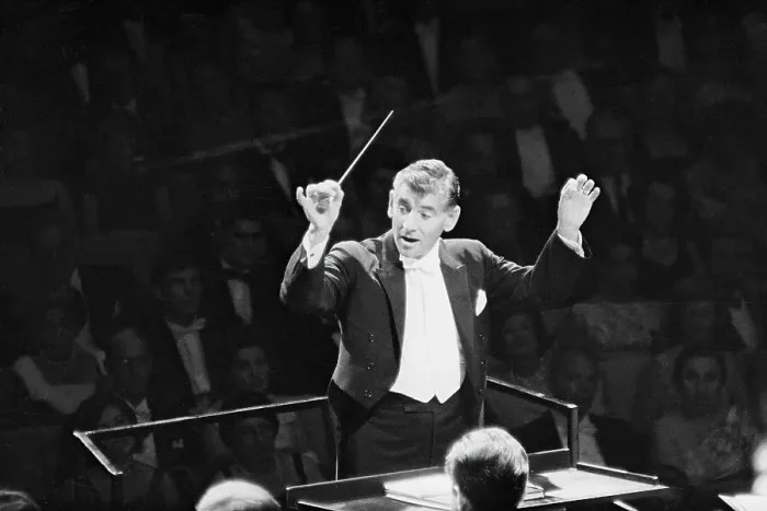 Framed Print : Leonard Bernstein Conducting Framed Print : Leonard Bernstein Conducting