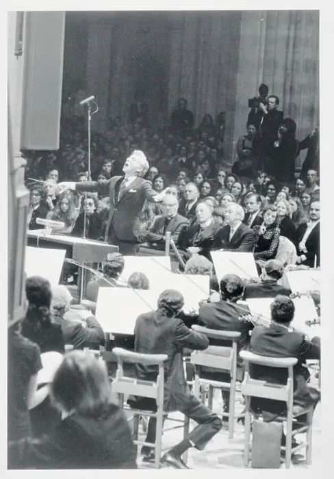 Framed Print : Leonard Bernstein Conducting a Concert Framed Print : Leonard Bernstein Conducting a Concert