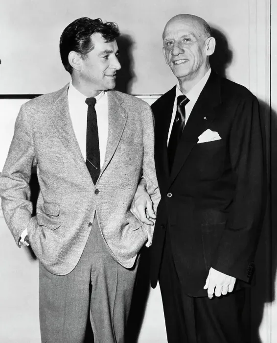 Framed Print : Leonard Bernstein Named Musical Director Framed Print : Leonard Bernstein Named Musical Director