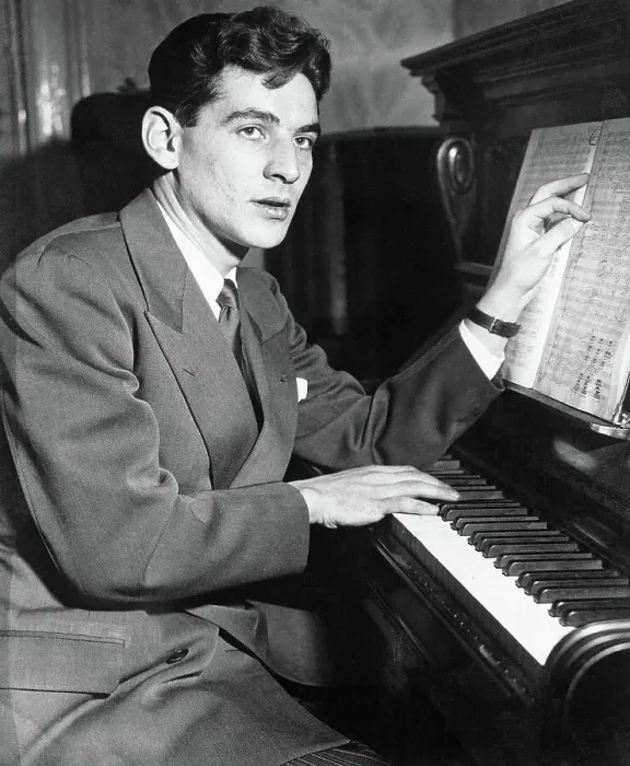 Framed Print : Leonard Bernstein Seated at Piano Framed Print : Leonard Bernstein Seated at Piano