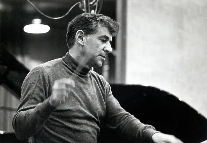 Framed Print : Leonard Bernstein In The Studio Framed Print : Leonard Bernstein In The Studio