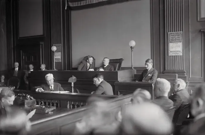 Framed Print : Leonard Rhinelander Sitting on the Witness Stand Framed Print : Leonard Rhinelander Sitting on the Witness Stand