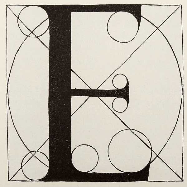 Leonardos sketches and drawings: Letter E