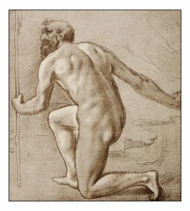 Framed Print : Leonardo's sketches and drawings: man Framed Print : Leonardo's sketches and drawings: man