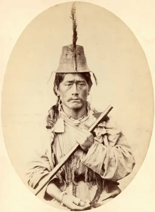 Framed Print : Lepcha. An aboriginal man from the Lepcha people of Sikhim (Sikkim), India, circa 1868 Framed Print : Lepcha. An aboriginal man from the Lepcha people of Sikhim (Sikkim), India, circa 1868