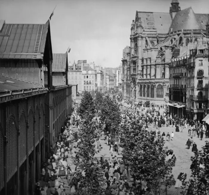Framed Print : Les Halles Framed Print : Les Halles