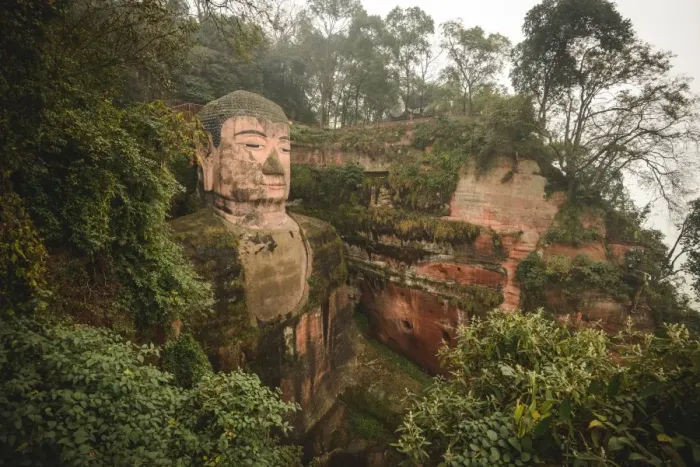 Framed Print : Leshan Buddha statue Framed Print : Leshan Buddha statue