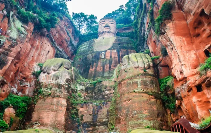 Framed Print : Leshan Giant Buddha Framed Print : Leshan Giant Buddha