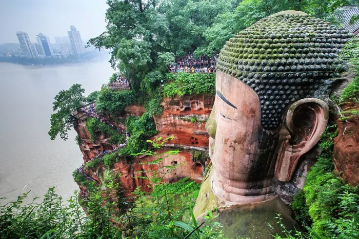 Framed Print : Leshan Giant Buddha Framed Print : Leshan Giant Buddha