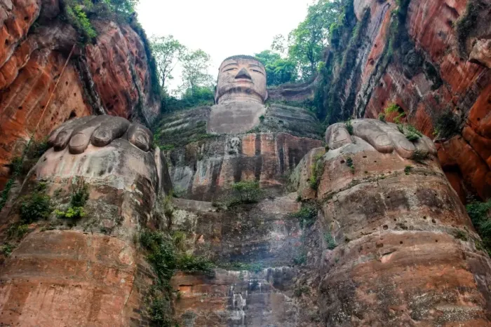 Framed Print : Leshan Giant Buddha, Leshan, Sichuan, China Framed Print : Leshan Giant Buddha, Leshan, Sichuan, China