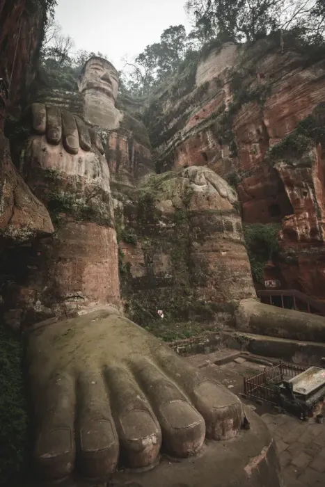 Framed Print : Leshan giant stone Buddha statue Framed Print : Leshan giant stone Buddha statue