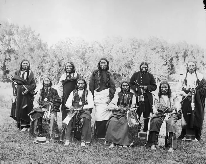 Framed Print : Lesser chiefs of the Cheyennes Framed Print : Lesser chiefs of the Cheyennes