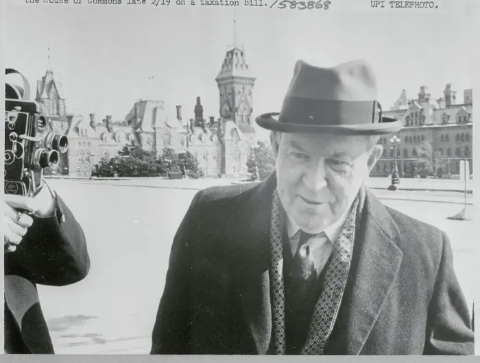Framed Print : Lester Pearson on Parliament Hill Framed Print : Lester Pearson on Parliament Hill