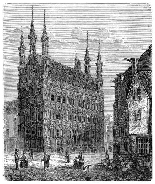 Framed Print : Leuven Town Hall Framed Print : Leuven Town Hall