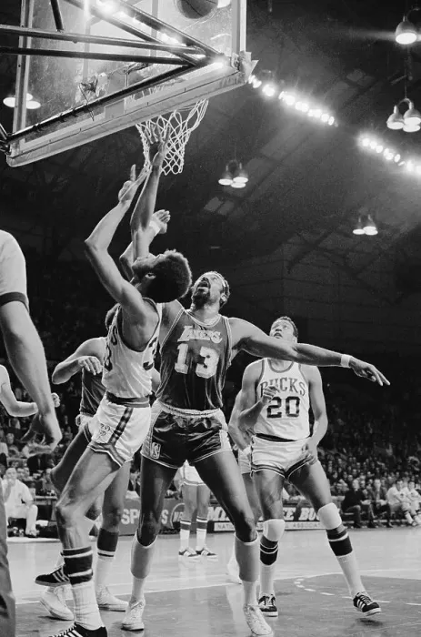 Framed Print : Lew Alcindor Doing a Lay-up Framed Print : Lew Alcindor Doing a Lay-up