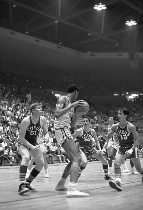 Framed Print : Lew Alcindor Playing UCLA Basketball Framed Print : Lew Alcindor Playing UCLA Basketball