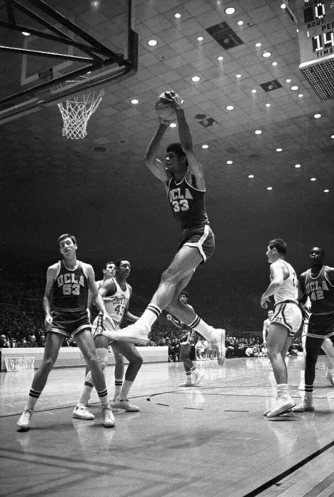 Framed Print : Lew Alcindor Rebounds During NCAA Tournament Finals Framed Print : Lew Alcindor Rebounds During NCAA Tournament Finals