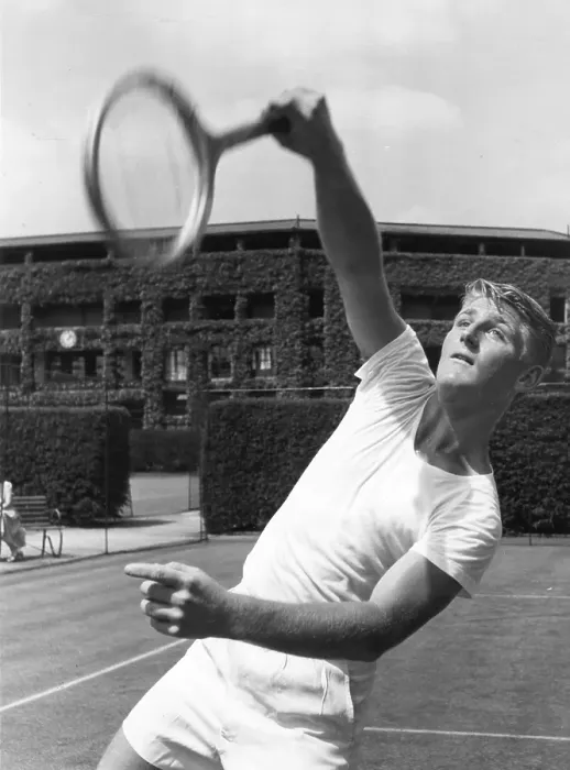 Framed Print : Lew Hoad. 28th June 1952: 17-year-old Australian tennis player Lew Hoad Framed Print : Lew Hoad. 28th June 1952: 17-year-old Australian tennis player Lew Hoad