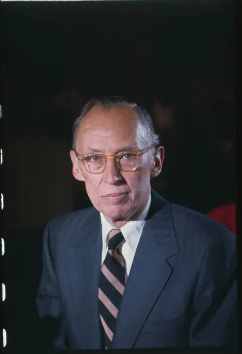 Framed Print : Lewis F. Powell Jr. Posing for Camera Framed Print : Lewis F. Powell Jr. Posing for Camera