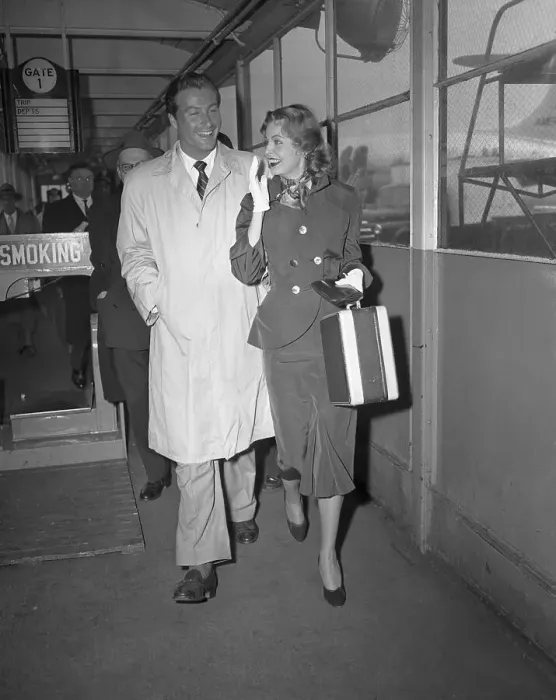Framed Print : Lex Barker and Arlene Dahl Framed Print : Lex Barker and Arlene Dahl