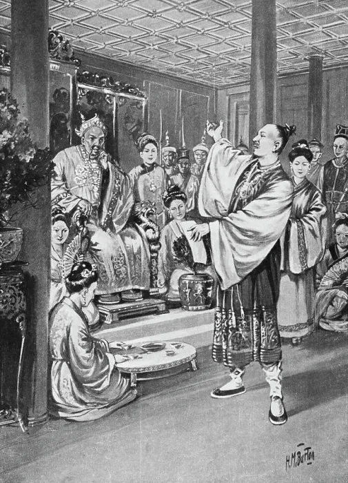 Framed Print : Li Po Reciting for the Emperor Framed Print : Li Po Reciting for the Emperor