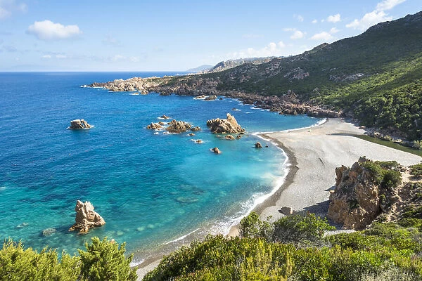 Li Tinnari, Costa Paradiso, Olbia Tempio, Sardinia. Li Tinnirai beach