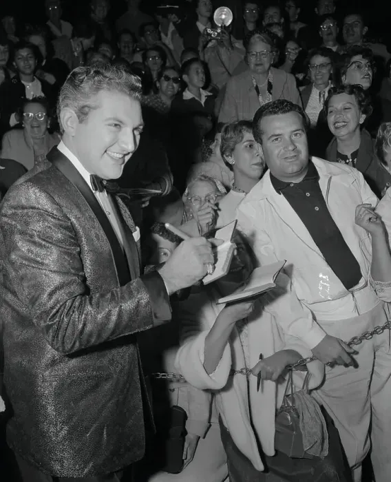 Framed Print : Liberace and His Fans Framed Print : Liberace and His Fans