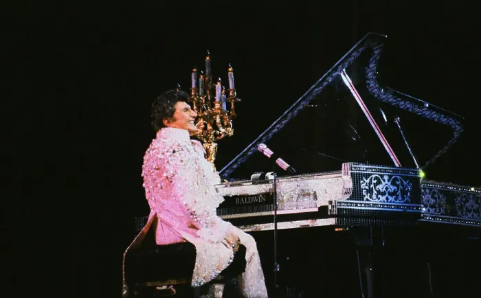 Framed Print : Liberace at His Piano Framed Print : Liberace at His Piano