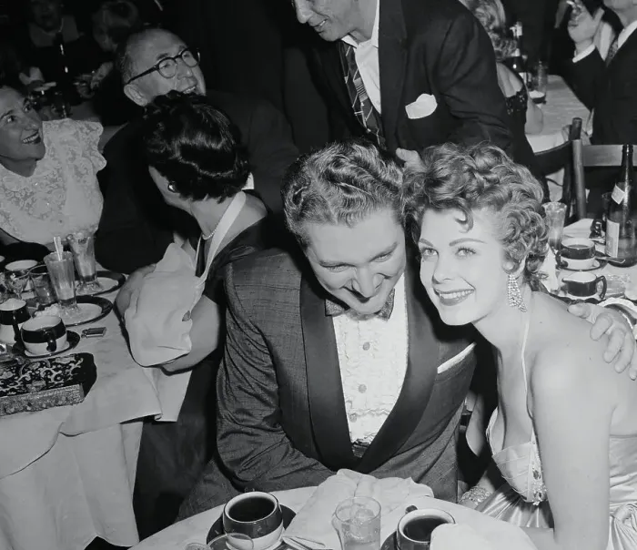 Framed Print : Liberace Talking to Jan Valerie Framed Print : Liberace Talking to Jan Valerie