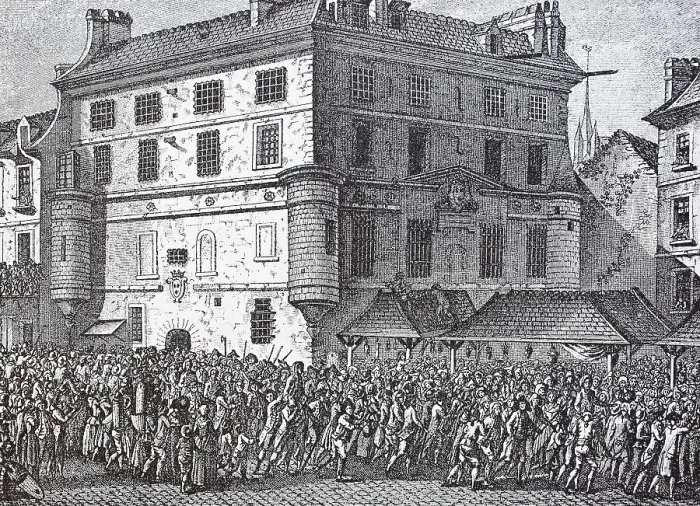 Framed Print : Liberation of the soldiers from the military prison in the Abbey, Paris, France, 30 June 1789, Outbreak of the French Revolution, Historical, digital reproduction of an original 19th century original Framed Print : Liberation of the soldiers from the military prison in the Abbey, Paris, France, 30 June 1789, Outbreak of the French Revolution, Historical, digital reproduction of an original 19th century original