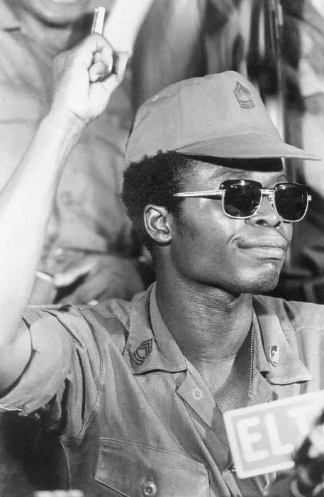 Framed Print : Liberian Coup Leader Samuel Doe Framed Print : Liberian Coup Leader Samuel Doe