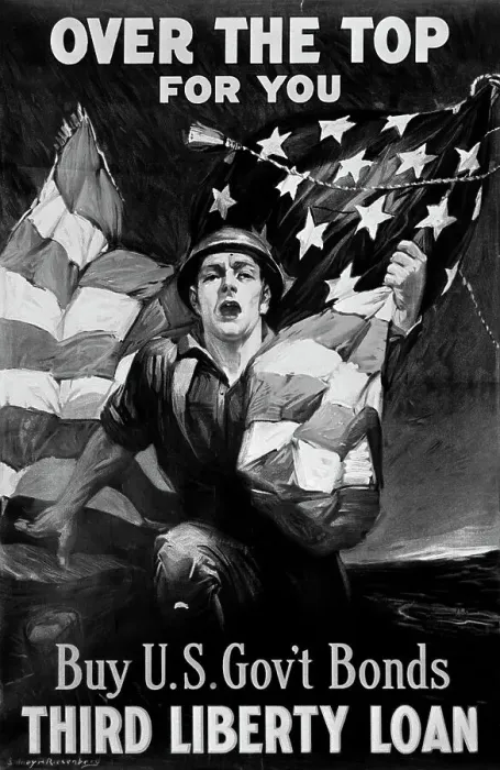 Framed Print : Over the Top for You Liberty Loan Poster by Sidney H. Reisenberg Framed Print : Over the Top for You Liberty Loan Poster by Sidney H. Reisenberg