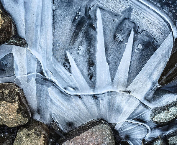 Liberty - River Sligachan Ice Abstraction #4