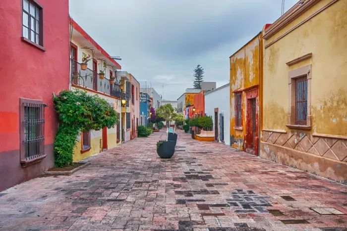 Framed Print : Liberty walkway in Queretaro, Mexico