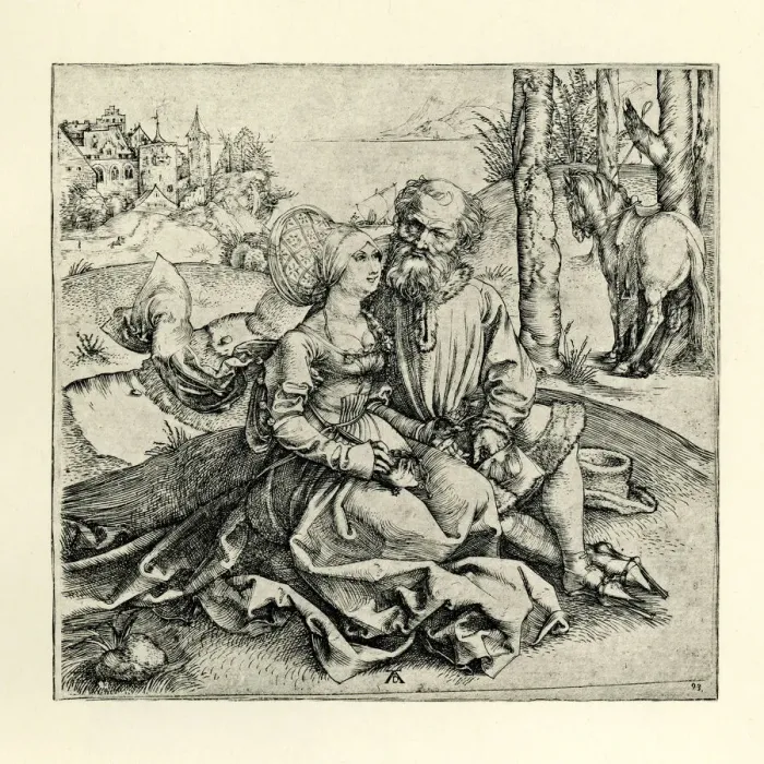 Framed Print : Liebeshandel - The Love Affair