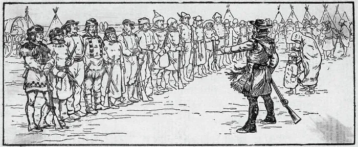 Framed Print : Lieutenant Drilling A Company Of Men Framed Print : Lieutenant Drilling A Company Of Men