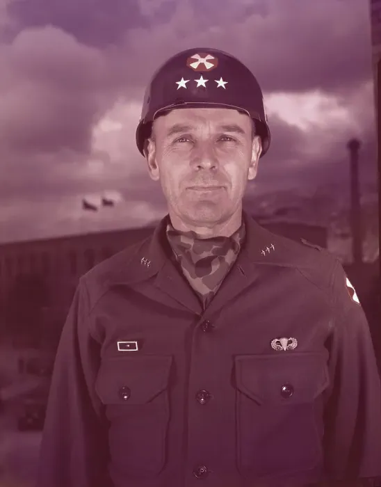 Framed Print : Lieutenant General Maxwell Taylor in Korea