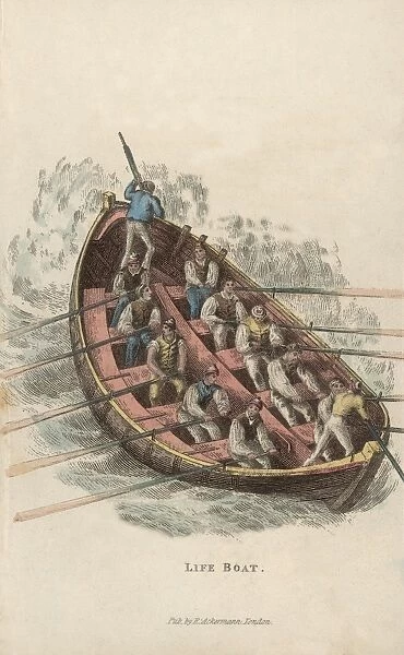 Life Boat. The crew of a lifeboat, circa 1800. (Photo by Hulton Archive / Getty Images)