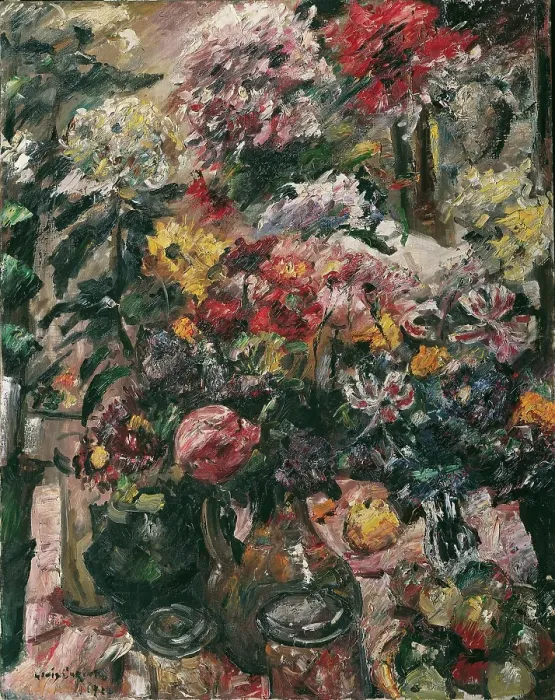 Framed Print : Still Life With Chrysanthemums And Amaryllis