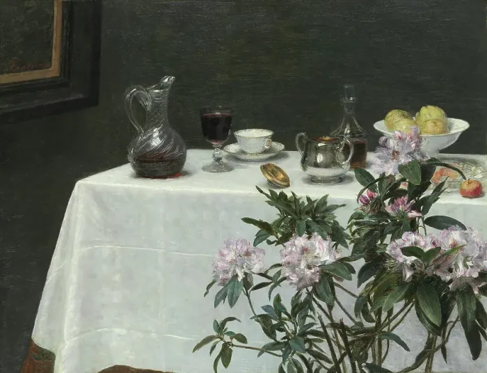 Framed Print : Still Life: Corner Of A Table Framed Print : Still Life: Corner Of A Table