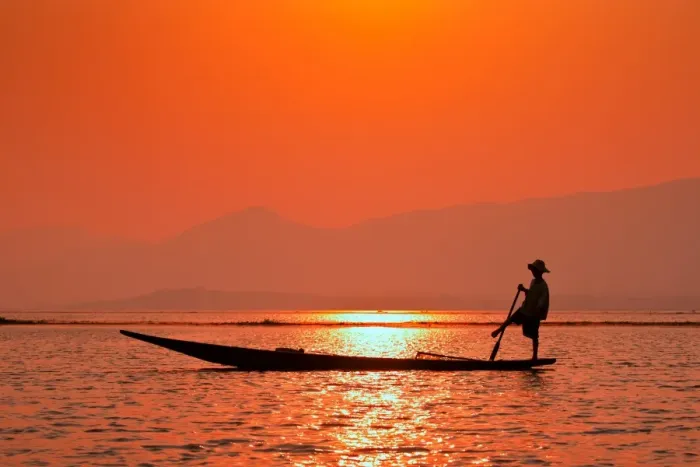 Framed Print : Life in Inle Framed Print : Life in Inle
