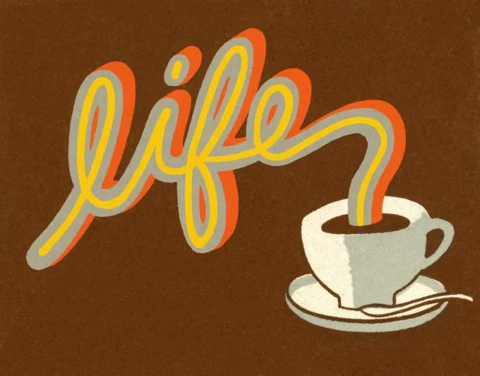 Framed Print : Life Pouring Coffee Framed Print : Life Pouring Coffee