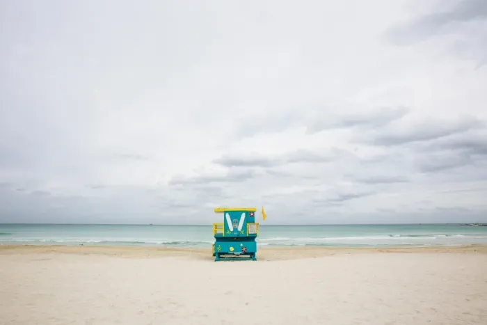 Framed Print : Lifeguard tower at South Beach, Miami, Florida, USA Framed Print : Lifeguard tower at South Beach, Miami, Florida, USA