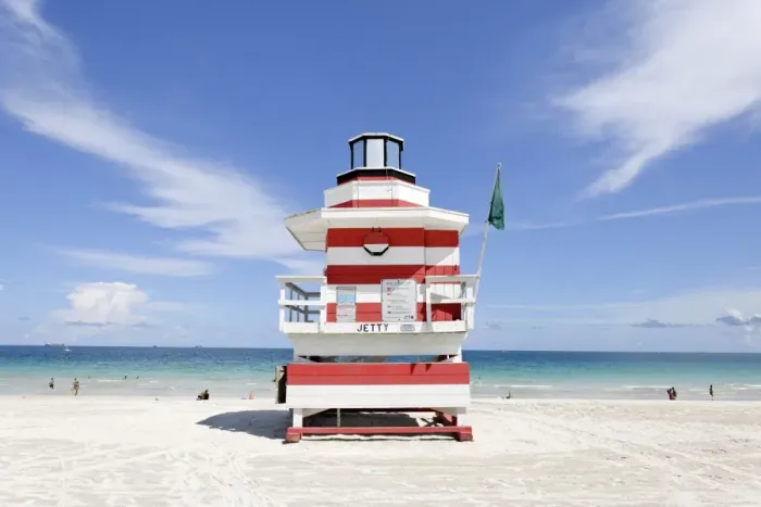Framed Print : Lifeguard Tower of South Pointe Park Framed Print : Lifeguard Tower of South Pointe Park