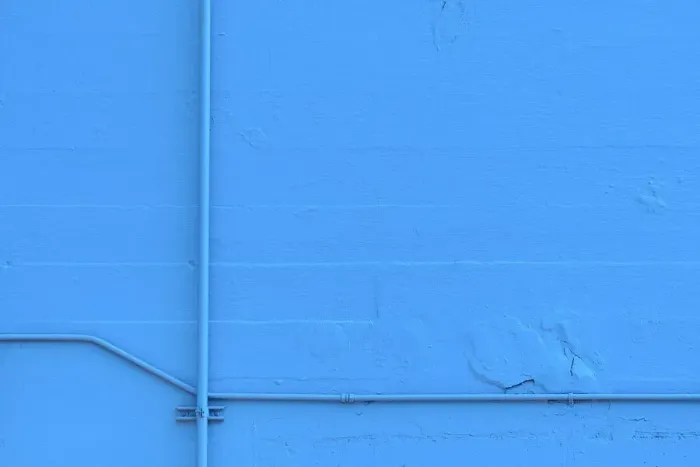 Framed Print : Light Blue Wall